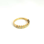 Load image into Gallery viewer, 14k Solid Gold Drops Ring.