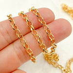 Load image into Gallery viewer, 565GF. 14K Gold Filled Oval Rolo Chain