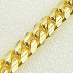 Load image into Gallery viewer, 14K Solid Yellow Gold Flat Curb Link Necklace