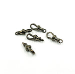 Load image into Gallery viewer, Black Rhodium 925 Sterling Silver Plated Swivel Clasp
