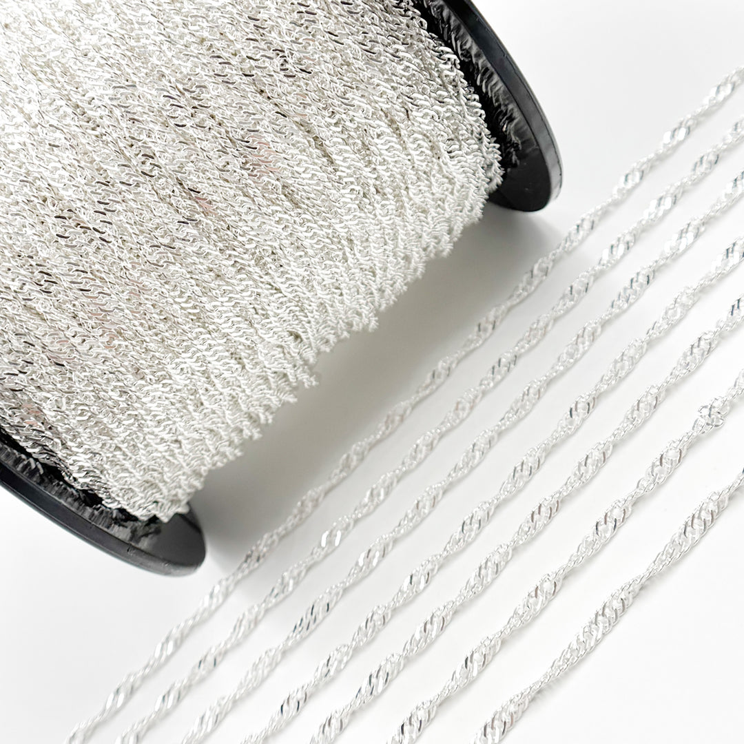 Buy Now Sterling Silver Singapore Link Chain