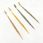 Load image into Gallery viewer, DP223. Diamond Silver Spike Pendant