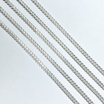 Load image into Gallery viewer, Z71SS. Sterling Silver Flat Curb Chain