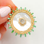 Load image into Gallery viewer, Buy 14K Gold Round Pendant