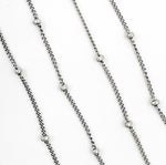 Load image into Gallery viewer, Oxidized 925 Sterling Silver Satellite Finished Necklace. 444OXNecklace
