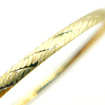 Load image into Gallery viewer, Bangle18. 14K Solid Gold Matte Textured Bangle