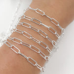 Load image into Gallery viewer, Sterling Silver Paperclip Chain