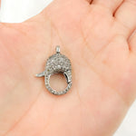 Load image into Gallery viewer, Buy Diamond Sterling Silver Trigger Clasp