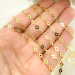Load image into Gallery viewer, Sterling Silver Flat Rhomb Link Chain