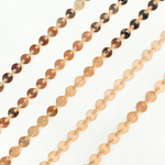 Load image into Gallery viewer, Rose Gold Filled Disc Chain. 957RGF
