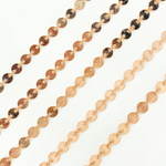 Load image into Gallery viewer, 957RGF. Rose Gold Filled Disc Chain