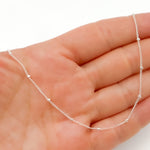 Load image into Gallery viewer, Silver Satellite Necklace