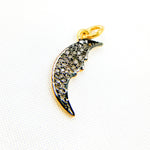 Load image into Gallery viewer, Sterling Silver Moon Charm