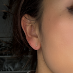 Load image into Gallery viewer, ER412734Y. 14K Solid Gold Diamond Studs Earrings