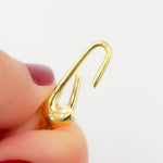 Load image into Gallery viewer, Gold-plated Sterling Silver Oval Clasp