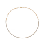 Load image into Gallery viewer, Gold Diamond Tennis Choker Necklace