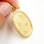 Load image into Gallery viewer, Shop Now Sterling Silver Oval Stars Pendant
