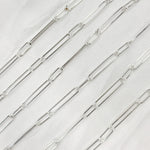 Load image into Gallery viewer, Shop Now Sterling Silver Smooth Paperclip Chain
