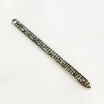 Load image into Gallery viewer, DC683. Diamond Black Rhodium Sterling Silver Spike Charm