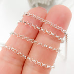 Load image into Gallery viewer, Silver Diamond Shape Link Chain