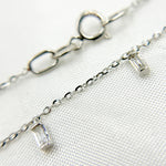 Load image into Gallery viewer, NT401865. 14K Solid Gold Diamond Dangle Necklace