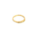 Load image into Gallery viewer, 14K Solid Yellow Gold Diamond Ring.