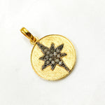 Load image into Gallery viewer, DP287. Diamond Round Star Pendant