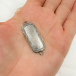Load image into Gallery viewer, DC957. Diamond Sterling Silver Octagon Connector