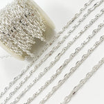 Load image into Gallery viewer, Silver Diamond Cut Marina Chains