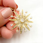 Load image into Gallery viewer, Sterling Silver Star Pendant with Gemstone