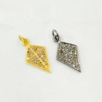 Load image into Gallery viewer, DC921. Diamond Sterling Silver Cross Charm