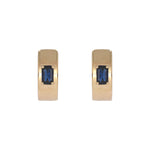 Load image into Gallery viewer, EHZ57585. 14K Solid Gold Gemstone Hoops