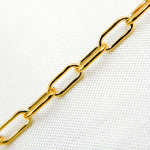 Load image into Gallery viewer, 14K Gold-Filled Smooth Paperclip Finished Necklace