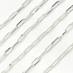 Load image into Gallery viewer, Buy Now Silver Flat Paperclip Chain