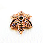 Load image into Gallery viewer, DC758. Diamond & Sterling Silver Flower Bead Cap