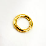 Load image into Gallery viewer, Gold-plated Sterling Silver Round Clasp
