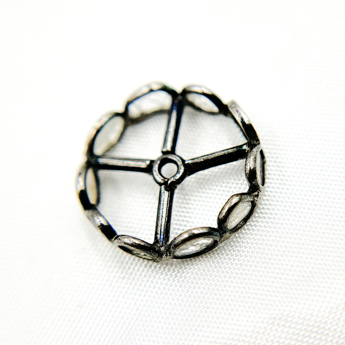 Silver Round Spacer Bead