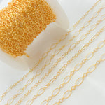 Load image into Gallery viewer, 738TWGF. Gold Filled Twisted Oval Chain Bulk