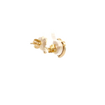 Load image into Gallery viewer, EFD52828. 14k Solid Gold Diamond Heart Stud Earrings