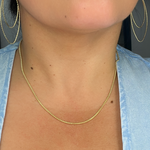 Load image into Gallery viewer, 14k Solid Yellow Gold Popcorn Chain