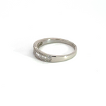 Load image into Gallery viewer, 14k Solid White Gold Diamond Ring.