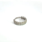 Load image into Gallery viewer, 14K Solid Gold Diamond Band Ring.