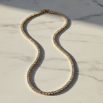 Load image into Gallery viewer, NFP71363. 14K Solid Gold Diamond Tennis Necklace