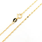 Load image into Gallery viewer, Yellow Gold Cube Satellite Necklace