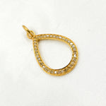 Load image into Gallery viewer, DC863. Diamond Sterling Silver Drop Pendant