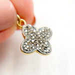 Load image into Gallery viewer, Silver Flower Charm