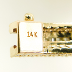 Load image into Gallery viewer, KG88. 14K Solid Gold Diamonds Bangle