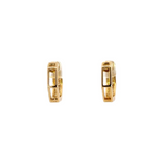 Load image into Gallery viewer, EHF56967. 14k Solid Gold Diamond Hexagon Hoops