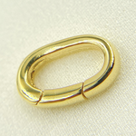 Load image into Gallery viewer, Shop Now Gold-plated Sterling Silver Oval Clasp