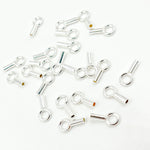 Load image into Gallery viewer, Sterling Silver Crimp Endcap with Ring